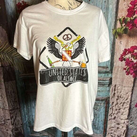 United States of Alsace T-shirt, size large, excellent used condition - Picture 1 of 10